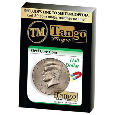Steel Core Coin US Half Dollar by Tango -Trick (D0029)