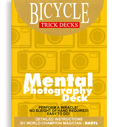 Mental Photo Deck Bicycle (Red) - Trick