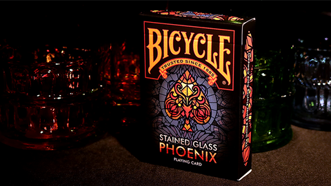Bicycle Stained Glass Phoenix Playing Cards