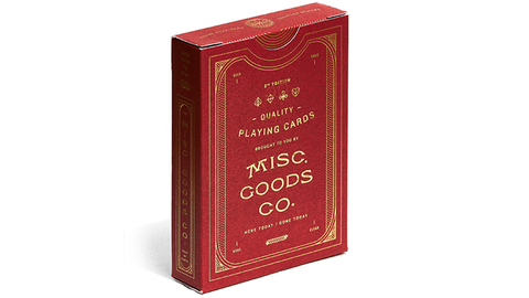 The MGCO Red Playing Cards
