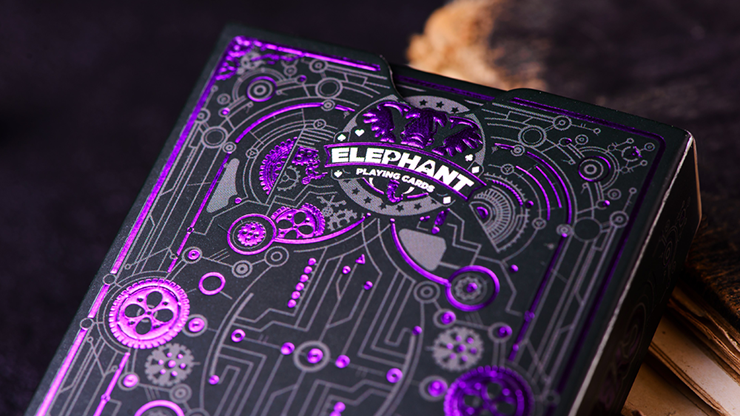 Cyberpunk Purple by Elephant Playing Cards – The Magic Box