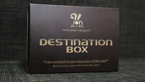 DESTINATION BOX (Gimmicks & Online Instructions) by Jon Allen