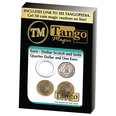 Euro-Dollar Scotch And Soda (ED000) (Quarter Dollar and 1 Euro) by Tango-Trick