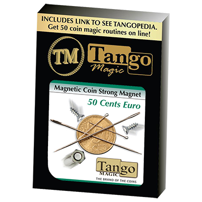 Magnetic Coin Strong Magnet 50 cents Euro (E0019) by Tango - Trick