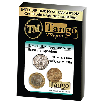Euro-Dollar Silver/Copper/Brass Transposition (ED005) by Tango- Trick