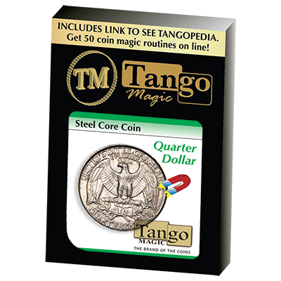 Steel Core Coin US Quarter Dollar (D0030) by Tango -Trick