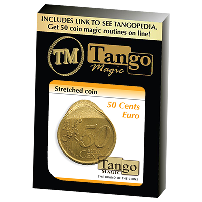 Stretched Coin 50 cents Euro by Tango - Trick (E0074)