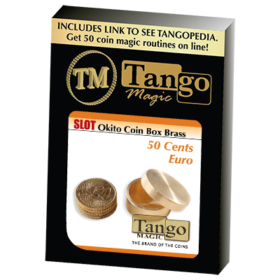 Slot Okito Coin Box Brass 50cent Euro by Tango -Trick (B0016)