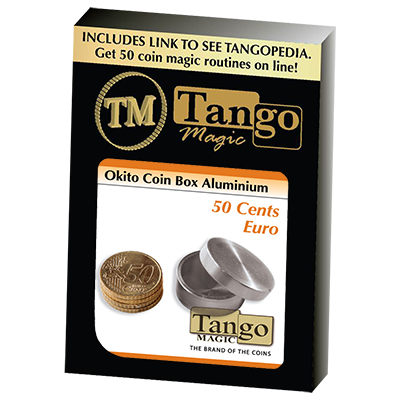 Okito Coin Box Aluminum 50 cent Euro (A0001) Tango - Trick
