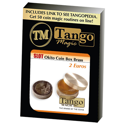 Slot Okito Coin Box Brass 2 Euro  by Tango - Trick (B0017)