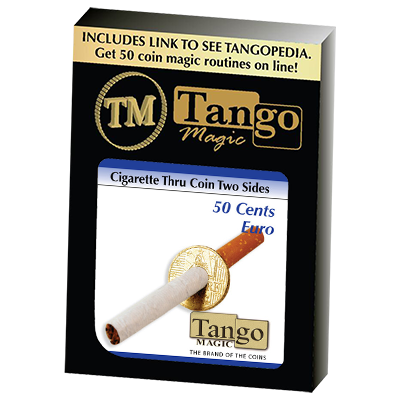 Cigarette Through (50 Cent Euro, Two Sided) (E0010) by Tango - Trick