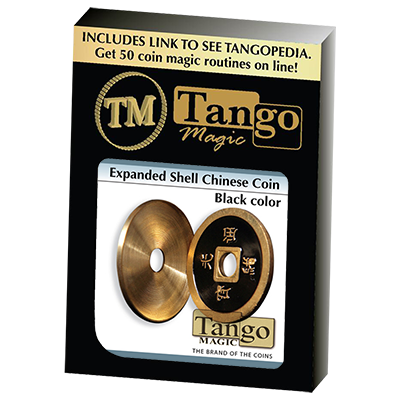 Expanded Chinese coin Shell made in Brass (CH004) from Tango Coin Magic