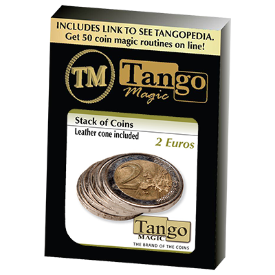 Stack of Coins (2 Euros) by Tango Magic- Trick (E0053)