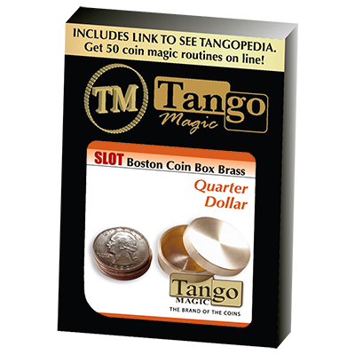 Slot Boston Box Brass Quarter by Tango -Trick (B0022)
