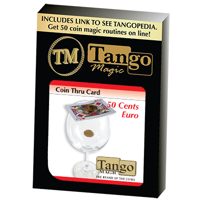 Coin Thru Card (50 cent Euro) (E0014) Tango