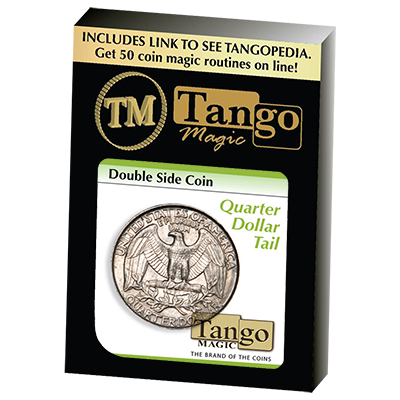 Double Side Quarter (Tails)(D0036) by Tango Magic - Trick
