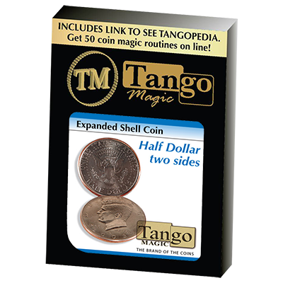 Expanded Shell Half Dollar (Two Sided)D0006 by Tango - Trick