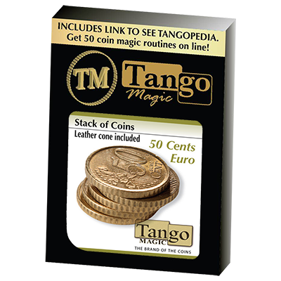 Stack of Coins 50 cent Euro by Tango - Trick (E0051)