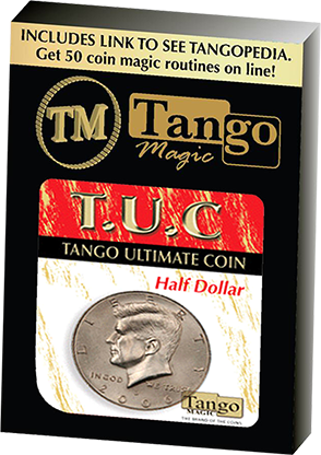 Tango Ultimate Coin (T.U.C)(D0108) Half dollar with instructional DVD by Tango - Trick