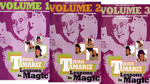 3 Vol. Combo Juan Tamariz Lessons in Magic video DOWNLOAD