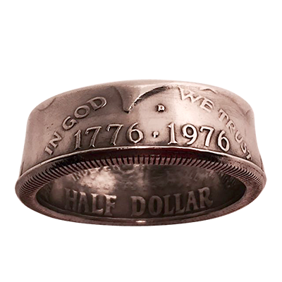 Genuine Half-Dollar Ring(11/20.57 mm)By Diamond Jim Tyler - Trick
