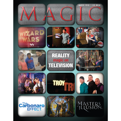 Magic Magazine "Magic on Reality TV" March 2015 - Book