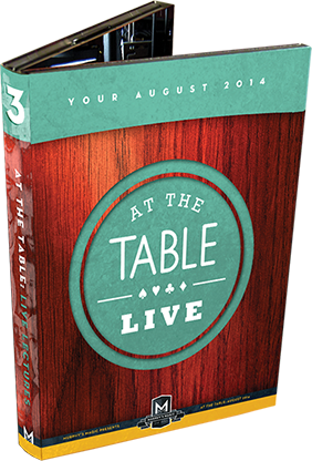At the Table Live Lecture August 2014 (4 DVD set) - DVD