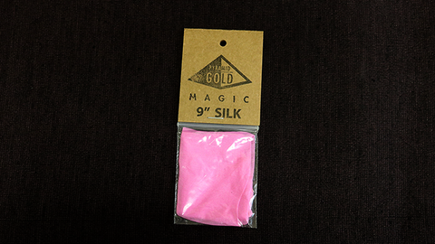 Silk 9 inch (Pink) by Pyramid Gold Magic