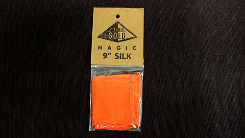 Silk 9 inch (Orange) by Pyramid Gold Magic