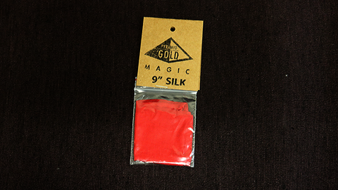 Silk 9 inch (Bright Red) by Pyramid Gold Magic