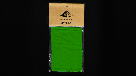 Silk 24 inch (Green) by Pyramid Gold Magic