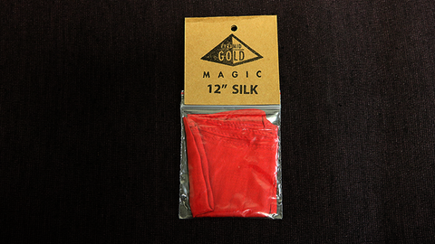 Silk 12 inch (Bright Red) by Pyramid Gold Magic