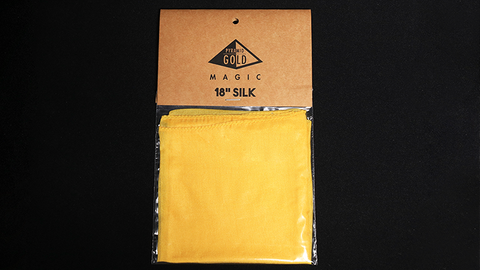 Silk 18 inch (Yellow) by Pyramid Gold Magic