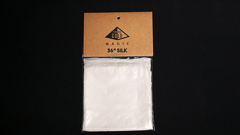 Silk 36 inch (White) by Pyramid Gold Magic