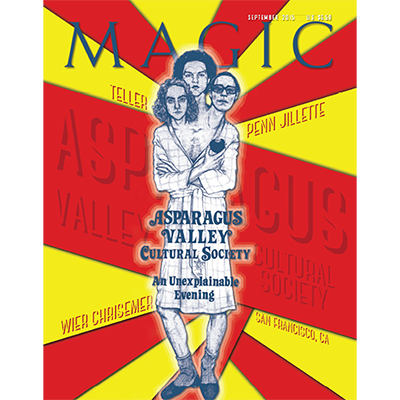 Magic Magazine "Asparagus Valley Cultural Society" September 2015 - Book