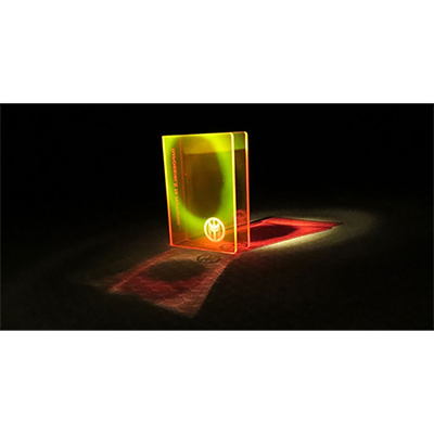 IINCC Card Clips (UV Peach Orange) by Magic Encarta - Trick