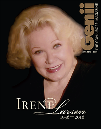 Genii Magazine "Irene Larson" April 2016 - Book