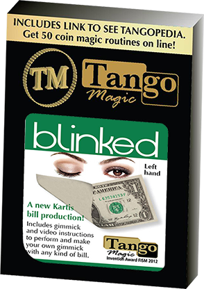 Tango Blinked Left Handed (Gimmick and Online Instructions) V0015 by Tango Magic - Trick