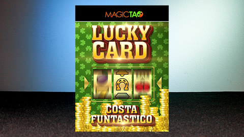 Lucky Card Blue (Gimmick and Online Instructions) by Costa Funtastico - Trick