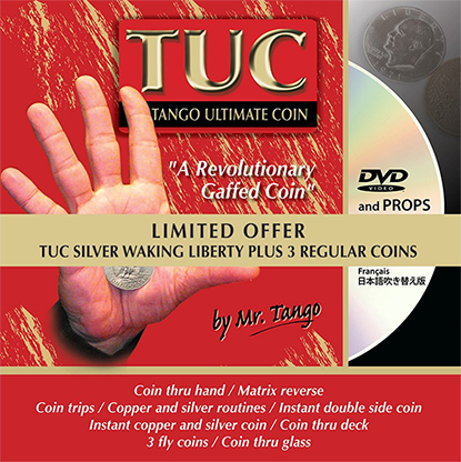 Limited Special Silver TUC Walking Liberty (LOF02) plus 3 Matching Coins by Tango - Trick