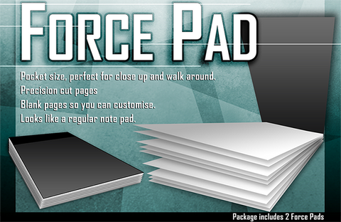 Force Pads (Small / Black) Set of Two by Warped Magic - Trick