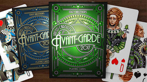 Avant-Garde United Cardists 2017 Playing Cards by Edgy Brothers (Green)