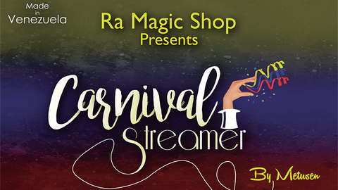 Carnival Through Streamer (White) by Ra El Mago and Metusen- Trick