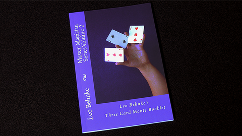 Three Card Monte Booklet by Leo Behnke - Book