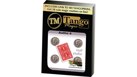 Autho 4 Half Dollar (D0178) (Gimmicks and Online Instructions) by Tango - Trick