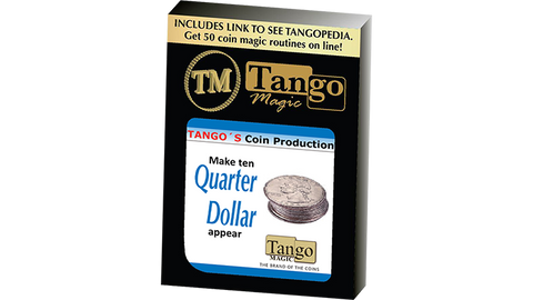 Tango Coin Production - Quarter D0185 (Gimmicks and Online Instructions) by Tango - Trick