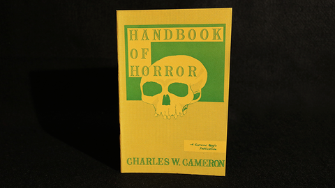Handbook of Horror by Charles W. Cameron - Book