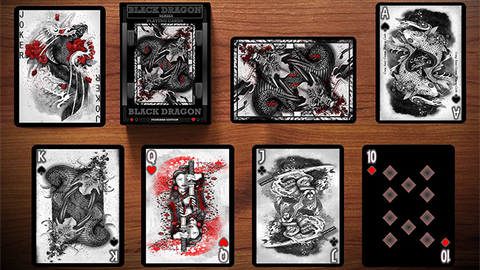 Black Dragon Series Playing Cards (Standard Edition) by Craig Maidment