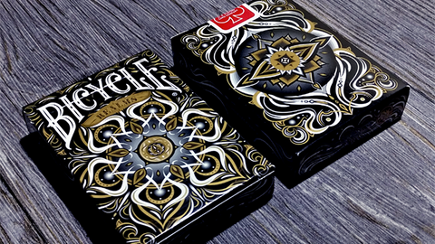 Bicycle Realms (Black) Playing Cards