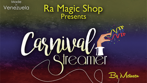 Carnival Streamer Christmas (Red, White and Green) by Ra Magic - Trick